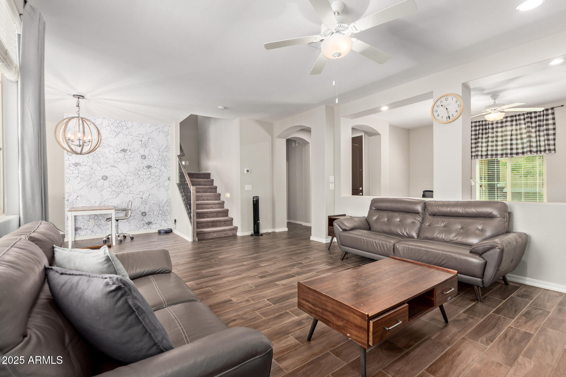 3934 East Turley Street Gilbert, AZ 85295 - Photo 4 of 37 a living room with furniture and a large window
