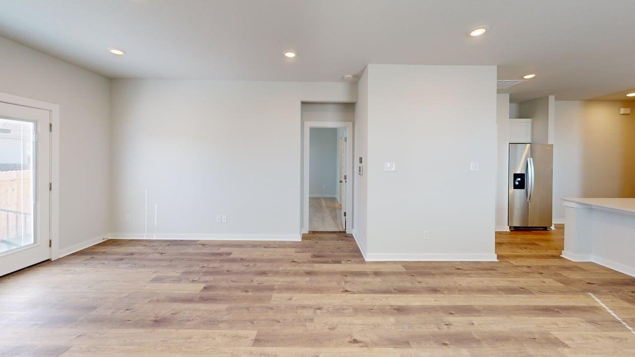 201 Firefox Way Jarrell, TX 76537 - Photo 5 of 27 Spare room featuring recessed lighting and light wood-style floors
