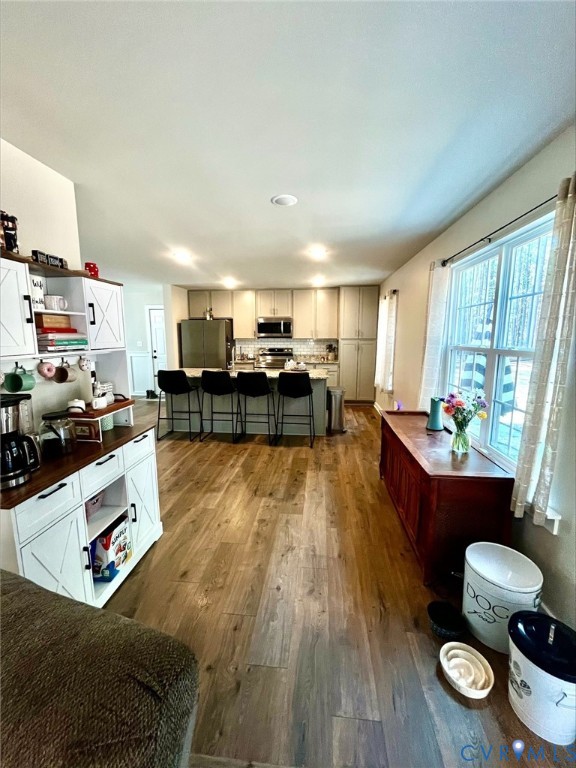 2267 Carys Creek Rd Fork Union Fork Union, VA 23055 - Photo 14 of 25 a living room with furniture and a wooden floor