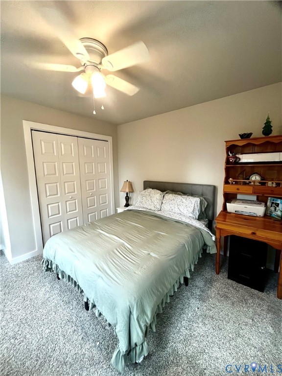 2267 Carys Creek Rd Fork Union Fork Union, VA 23055 - Photo 21 of 25 a bedroom with a bed and a chandelier
