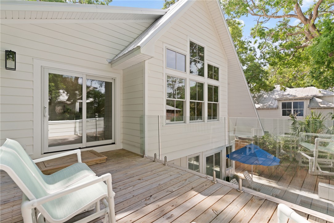 1017 Ocean View Avenue St. Simons Island, GA 31522 - Photo 37 of 59 Deck from Upstairs Primary Bedroom