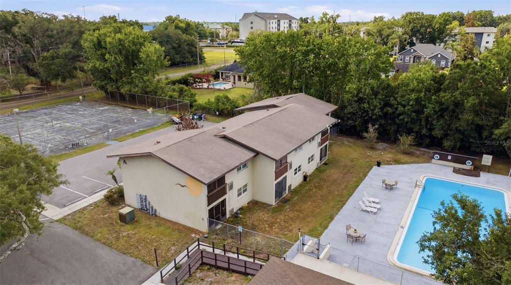 141 Fernery Road, Unit A3 Lakeland, FL 33809 - Photo 25 of 40 an aerial view of a house with a garden