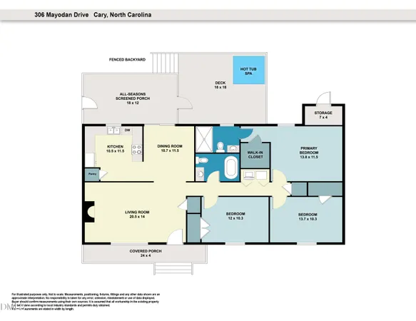 $540,000 | 306 Mayodan Drive, Cary, NC 27511