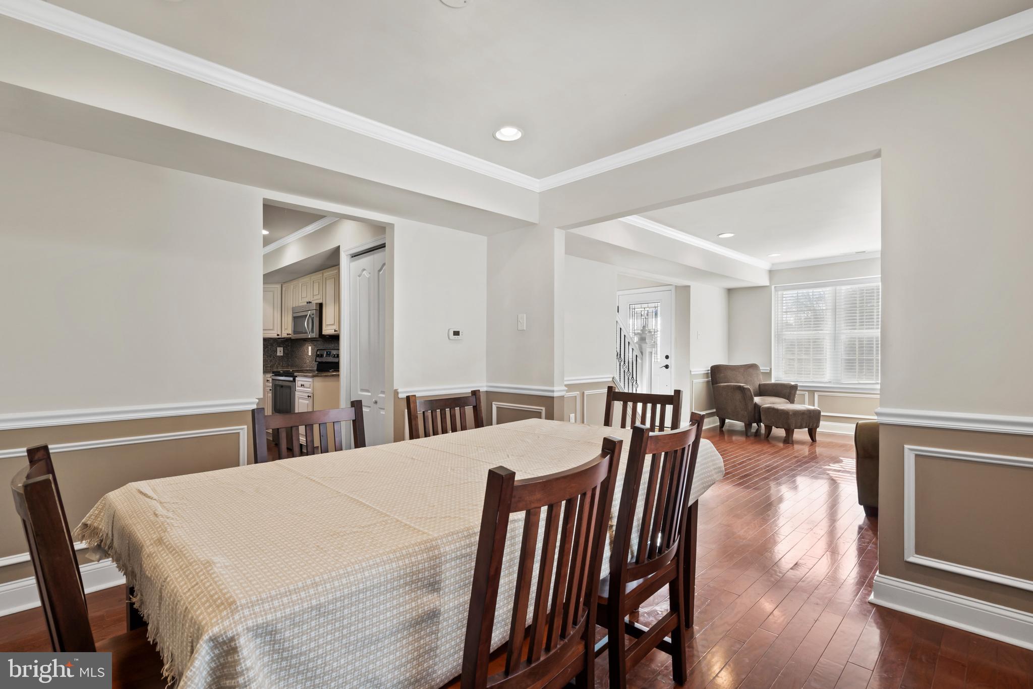 17 Alberts Way Langhorne, PA 19047 - Photo 8 of 35 a dining room with furniture and wooden floor