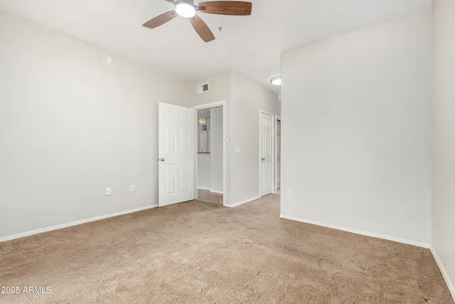 a view of an empty room