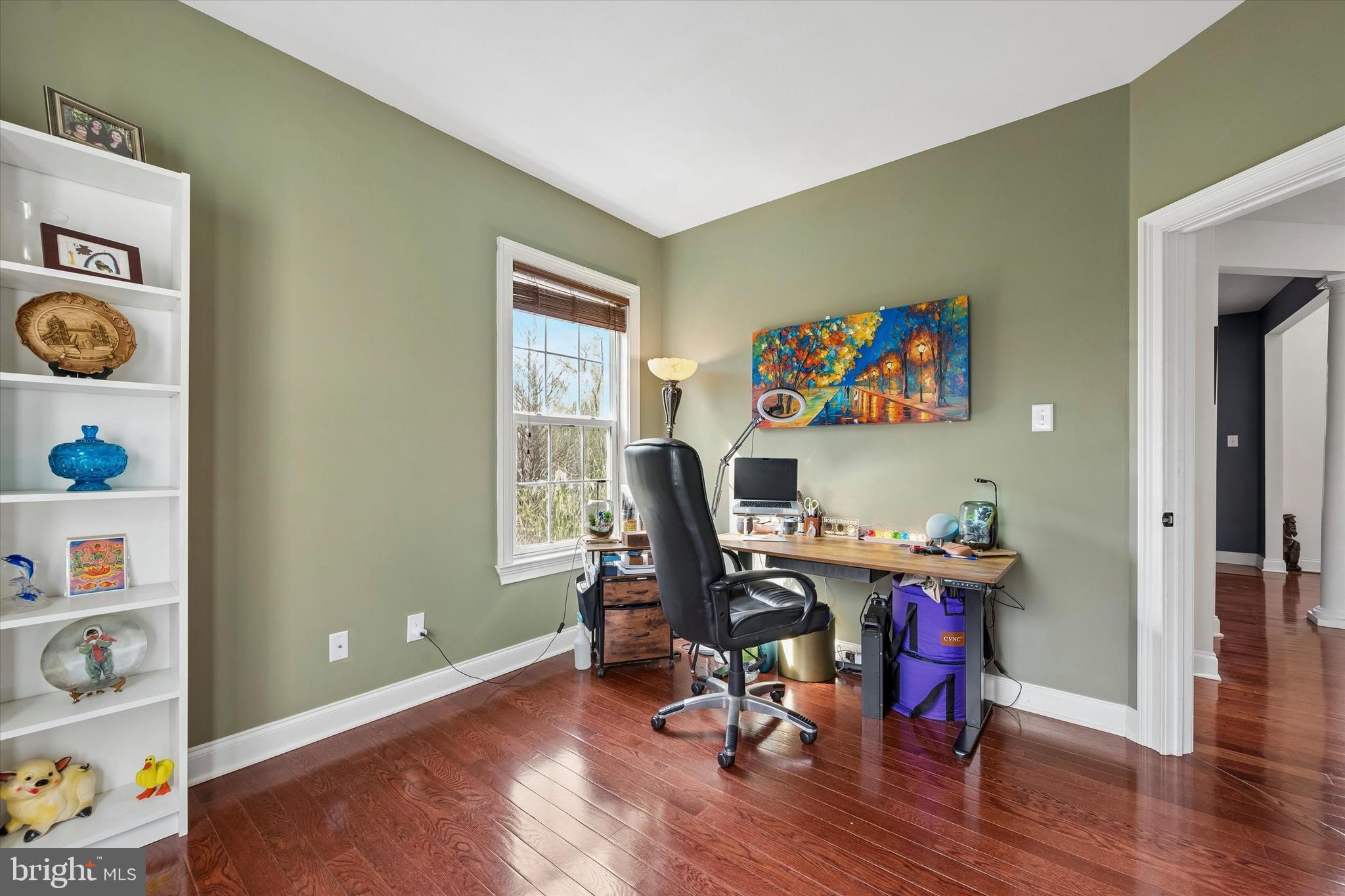 301 Jennifer Lane Exton, PA 19341 - Photo 18 of 41 a workspace with furniture and wooden floor