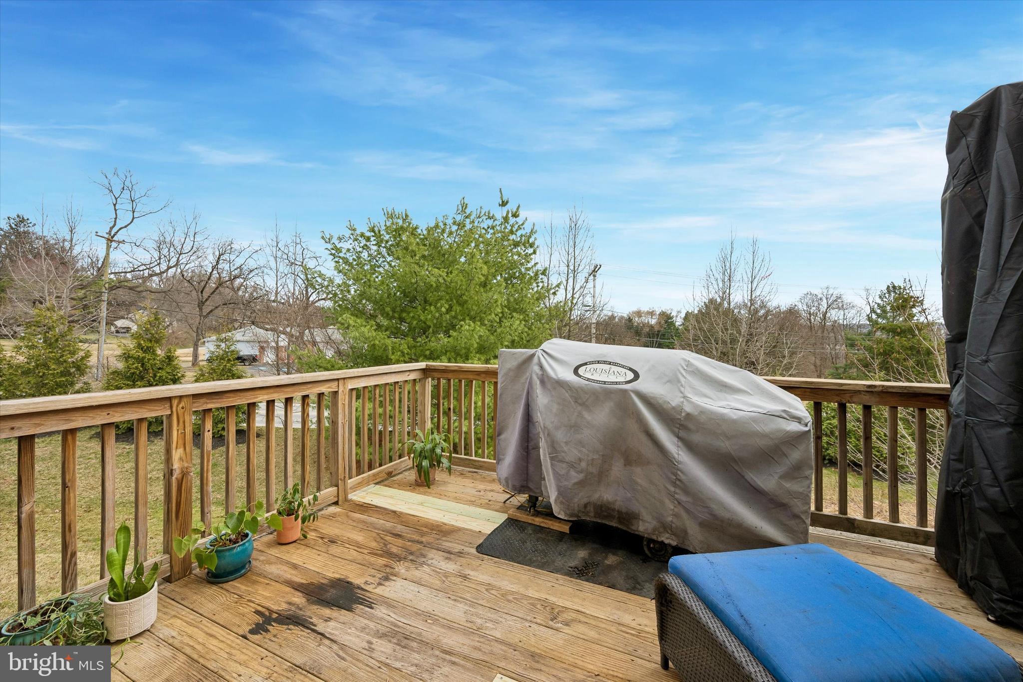 301 Jennifer Lane Exton, PA 19341 - Photo 37 of 41 a view of a balcony with wooden floor and fence
