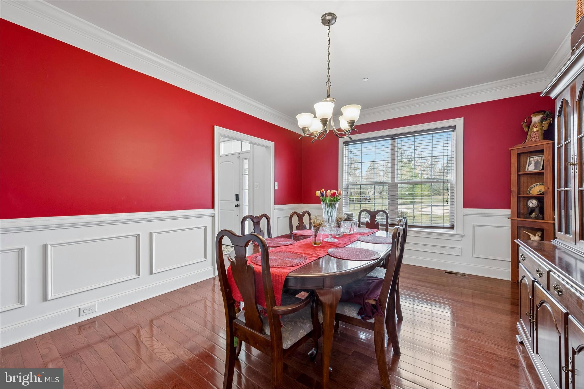 301 Jennifer Lane Exton, PA 19341 - Photo 6 of 41 a view of a dining room with furniture and chandelier