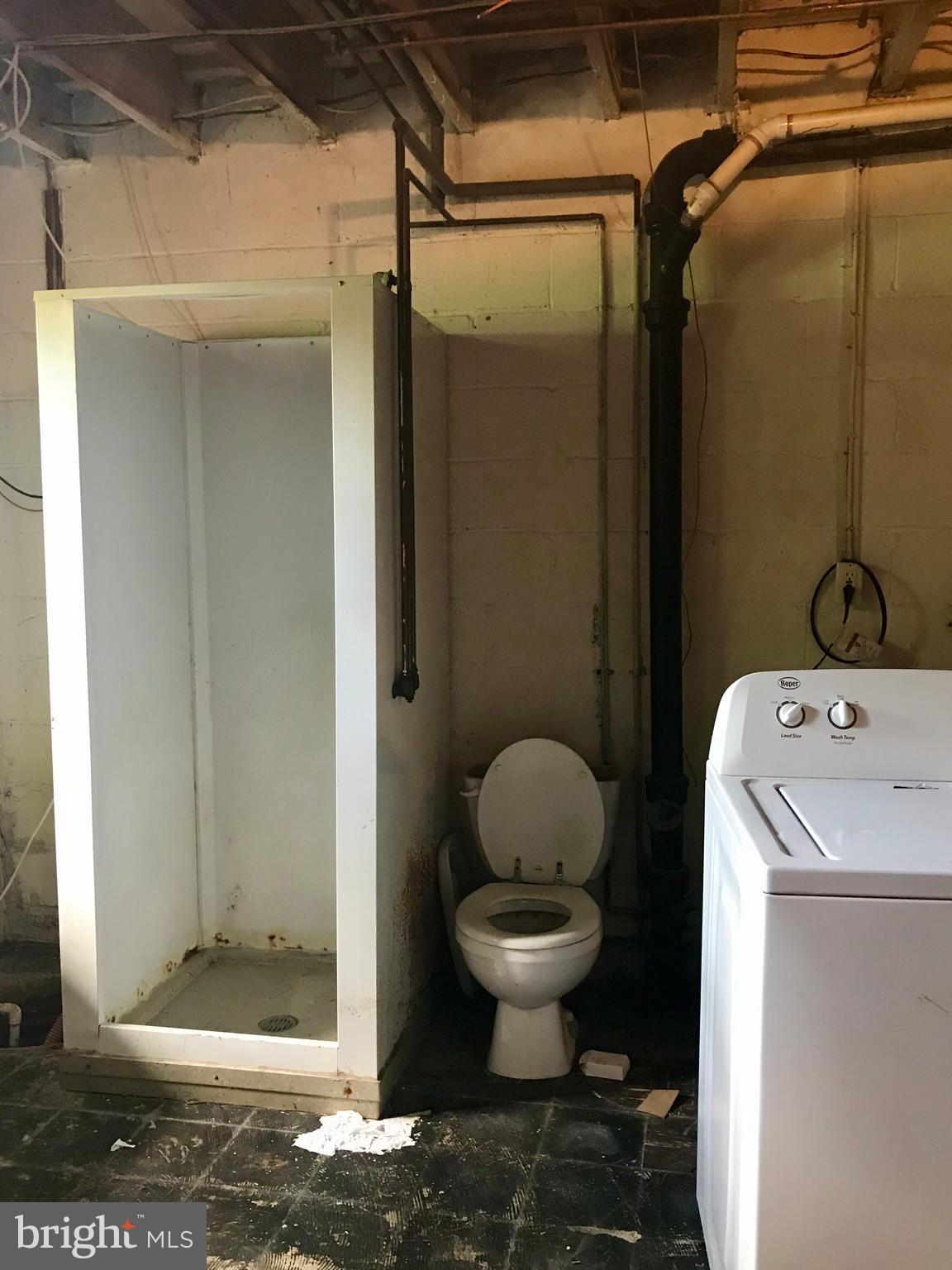 8167 Gray Haven Road Baltimore, MD 21222 - Photo 11 of 16 STALL SHOWER, TOILET, LAUNDRY SINK