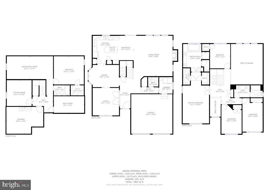 6413 Ripe Apple Lane Columbia, MD 21044 - Photo 33 of 36 Floor Plan