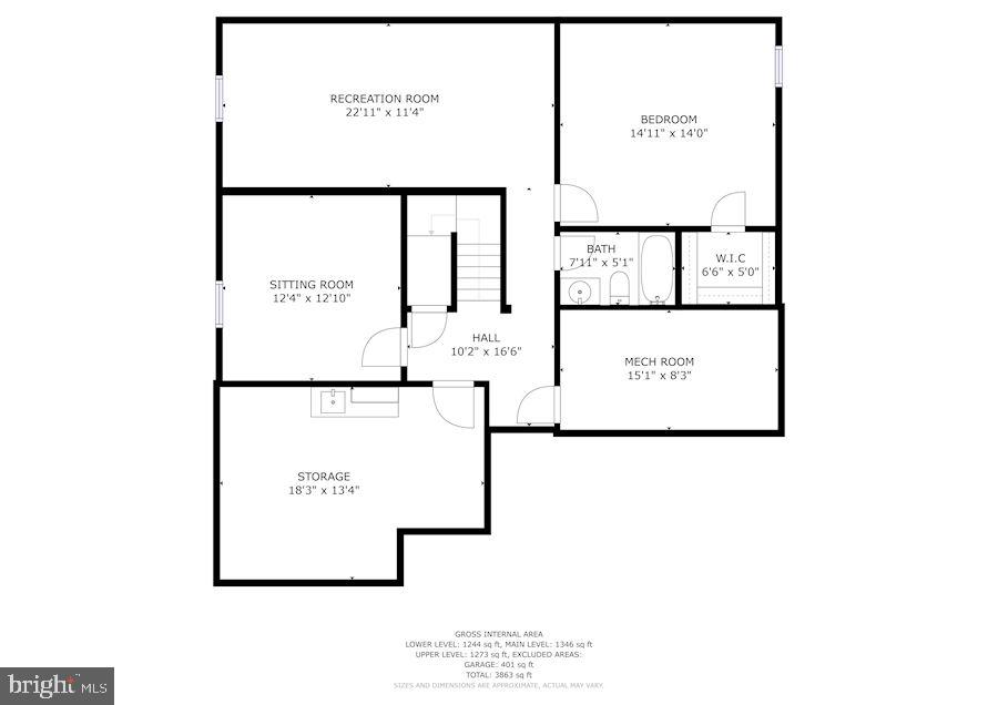 6413 Ripe Apple Lane Columbia, MD 21044 - Photo 36 of 36 Floor Plan