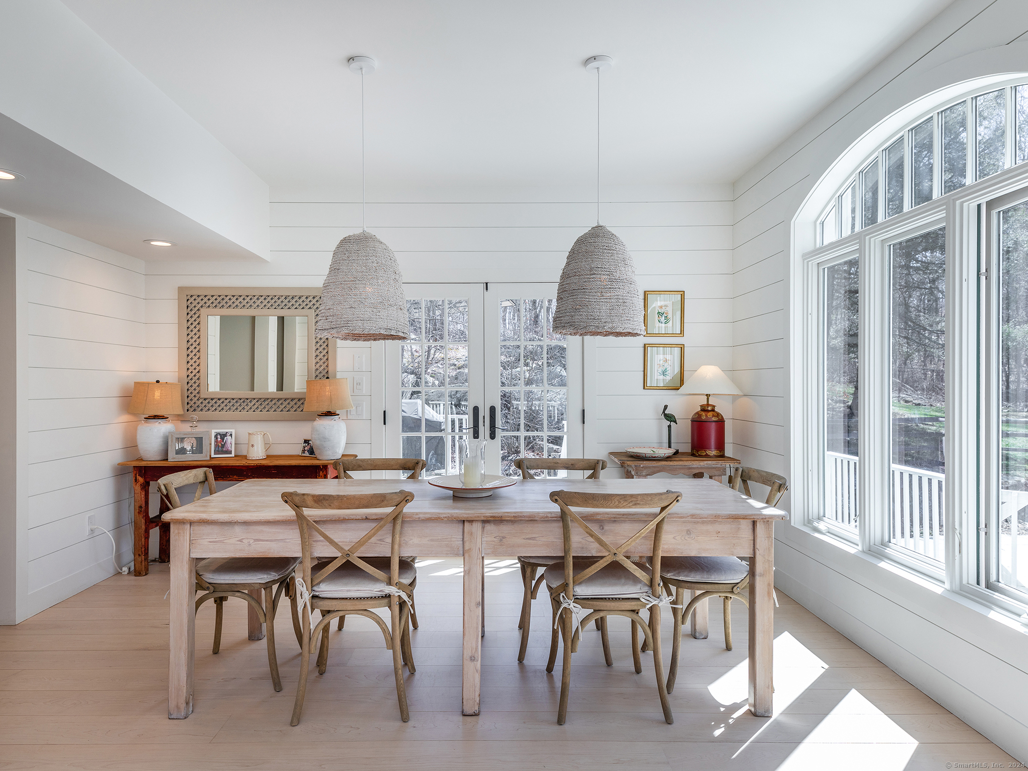 96 Kinney Hill Road New Preston Marble Dale, CT 06777 - Photo 14 of 36 a view of a dining room with furniture window and outside view