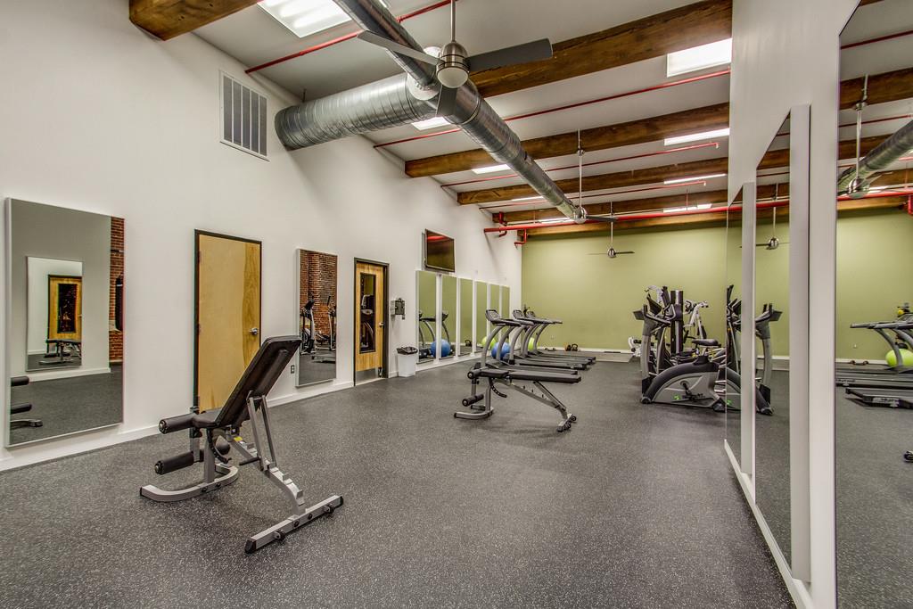 1350 Rosa L Parks Boulevard, Unit 340 Nashville, TN 37208 - Photo 15 of 18 a view of a room with gym equipment