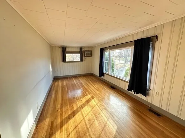 a view of hallway with window