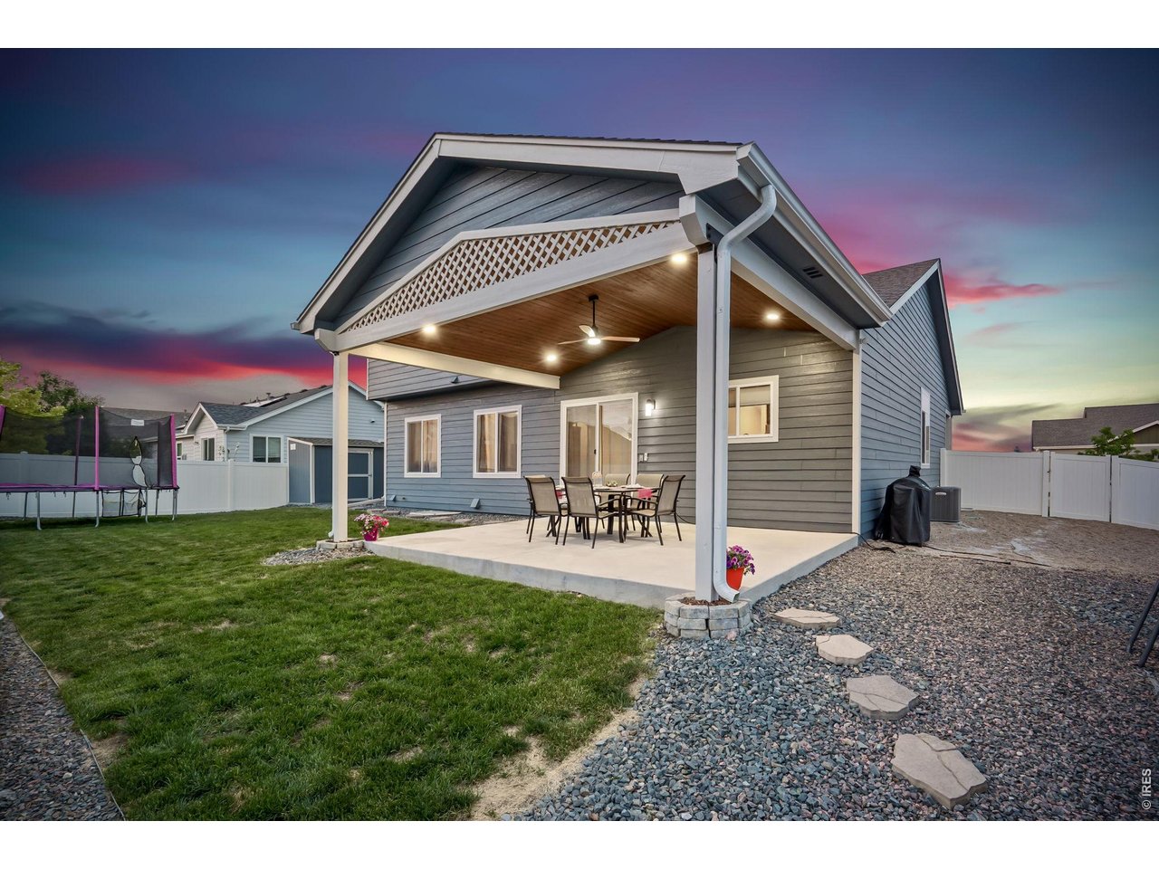 7001 Sumner Street Wellington, CO 80549 - Photo 2 of 40 An amazing cover patio has been added in the back yard to enjoy those Colorado nights.