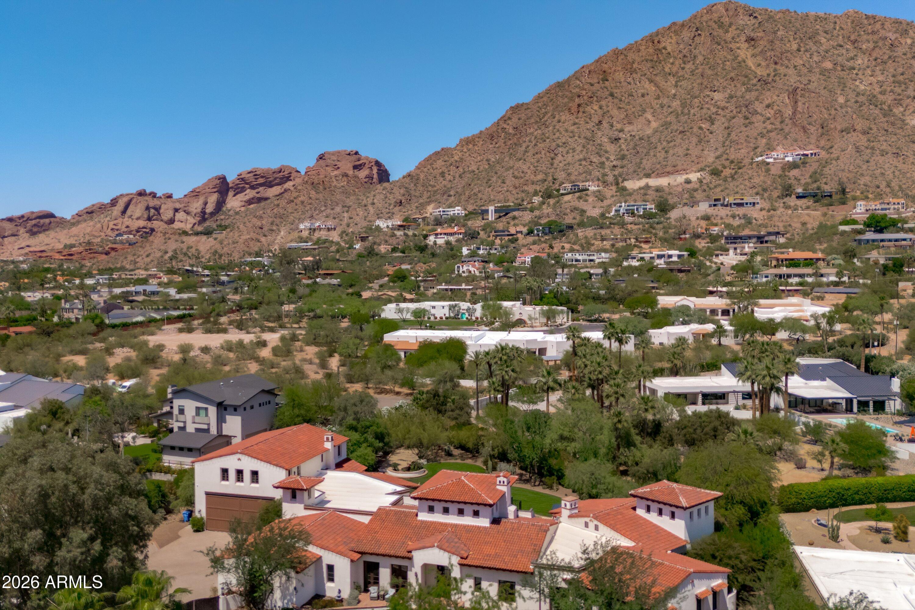 5434 East Camel Hill Road Phoenix, AZ 85018 - Photo 137 of 147 142-Property Aerial
