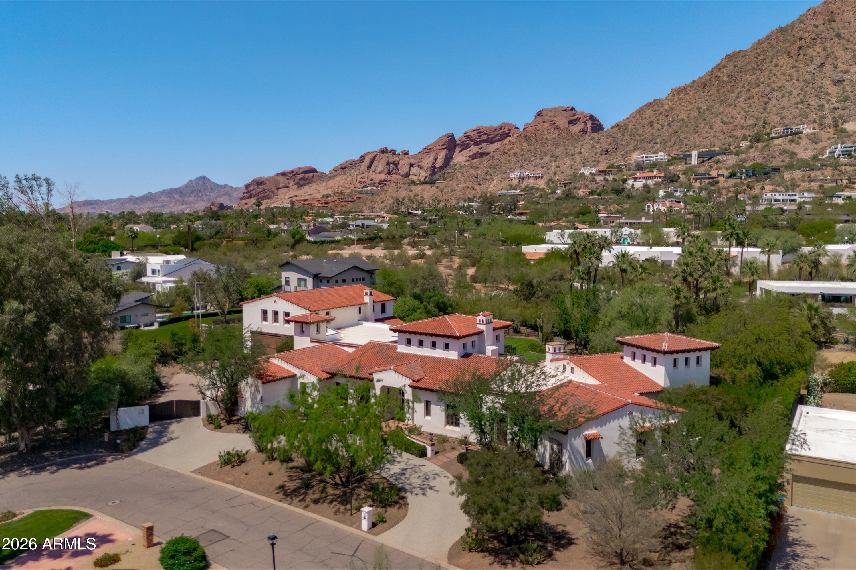 5434 East Camel Hill Road Phoenix, AZ 85018 - Photo 138 of 147 143-Property Aerial