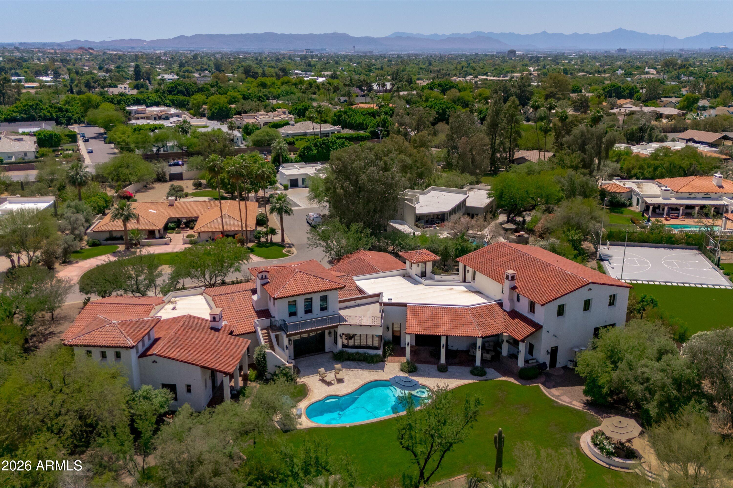 5434 East Camel Hill Road Phoenix, AZ 85018 - Photo 8 of 147 007-Property Aerial