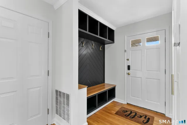 a view of an entryway door