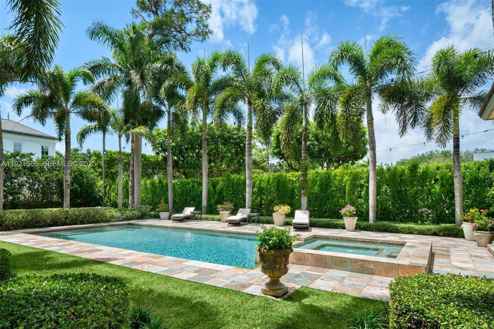 8010 Ponce De Leon Road Miami, FL 33143 - Photo 26 of 26 a garden view with a fountain