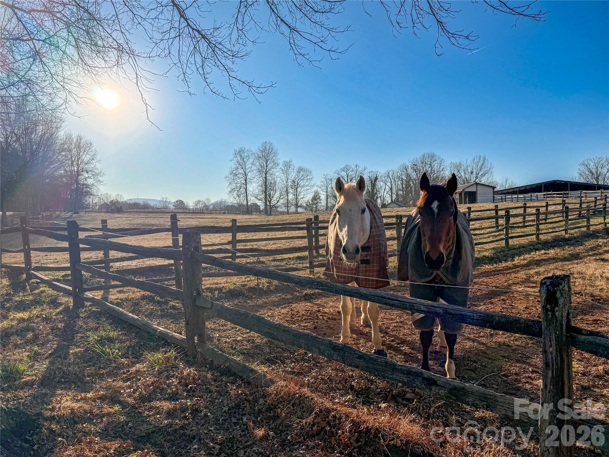 550 South River Road Tryon, NC 28782 - Photo 46 of 47 a view of a pathway with a wrought fence