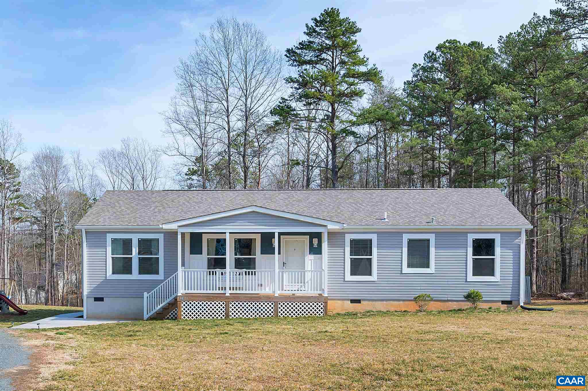 4491 Amicus Road Ruckersville, VA 22968 - Photo 1 of 37 a front view of a house with a yard