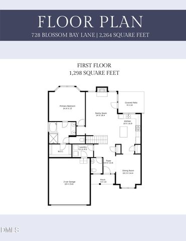 $599,900 | 728 Blossom Bay Lane, Apex, NC 27523