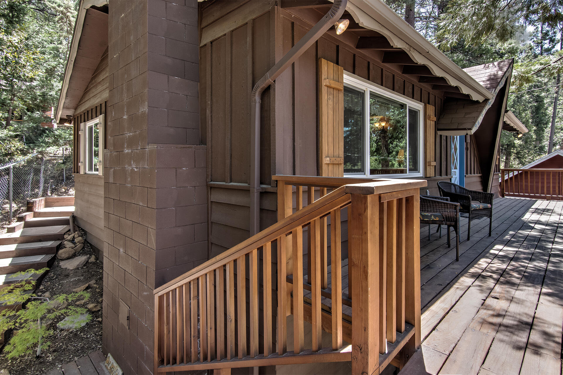 25770 Scenic Drive Idyllwild, CA 92549 - Photo 8 of 51 a view of a house with backyard and porch