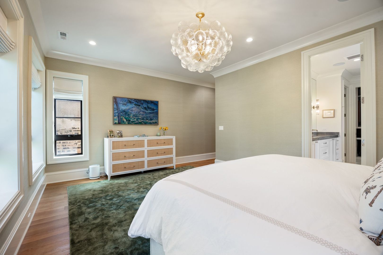 2034 North Mohawk Street, Unit 3 Chicago, IL 60614 - Photo 25 of 46 a bedroom with a bed and a large window