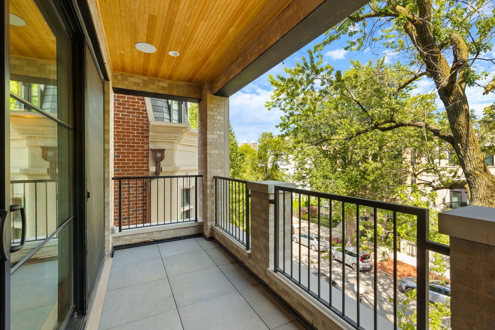 2034 North Mohawk Street, Unit 3 Chicago, IL 60614 - Photo 10 of 46 a view of balcony with wooden floor