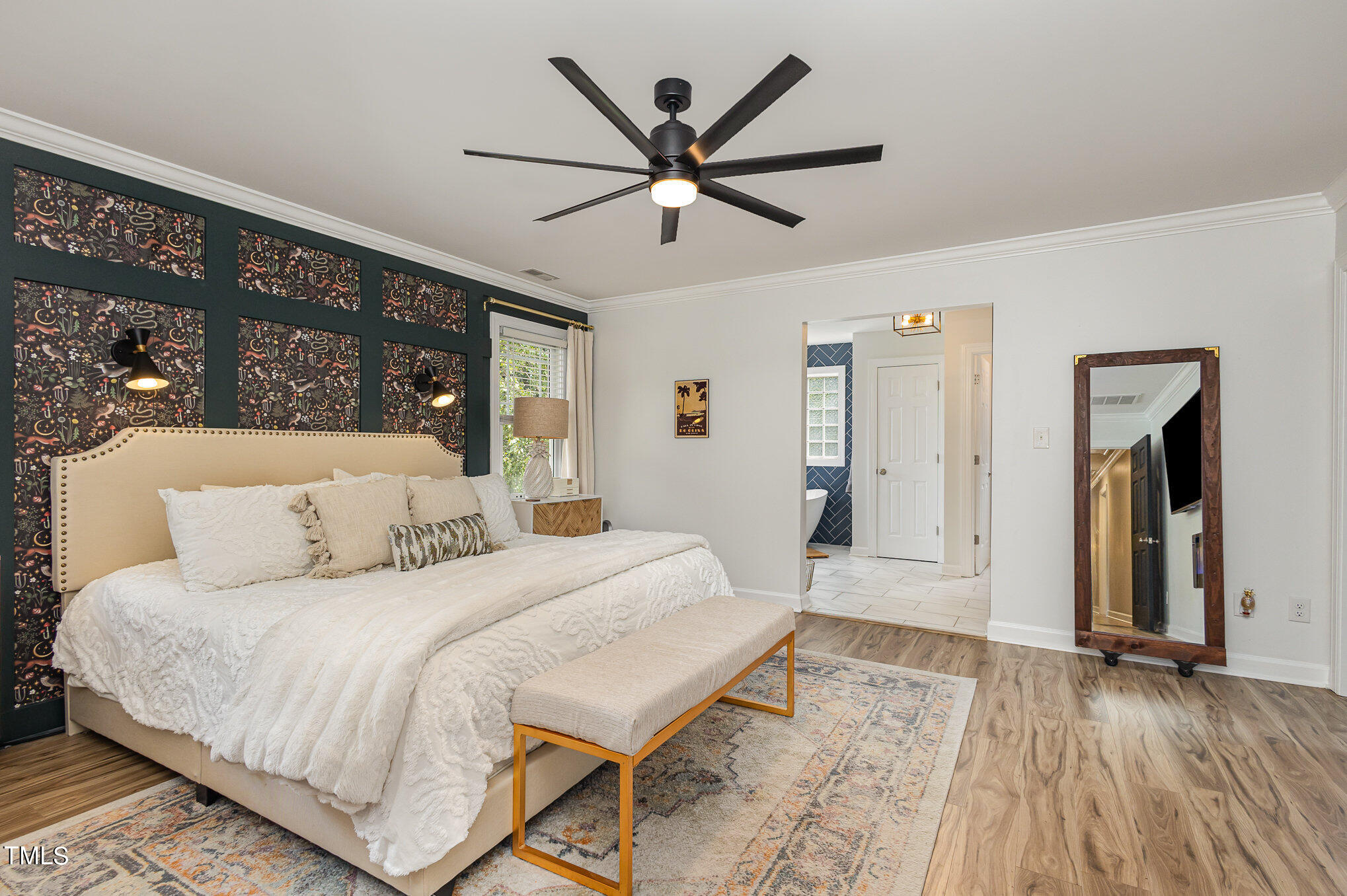 10534 Evergreen Spring Place Raleigh, NC 27614 - Photo 13 of 30 a bedroom with a bed and window