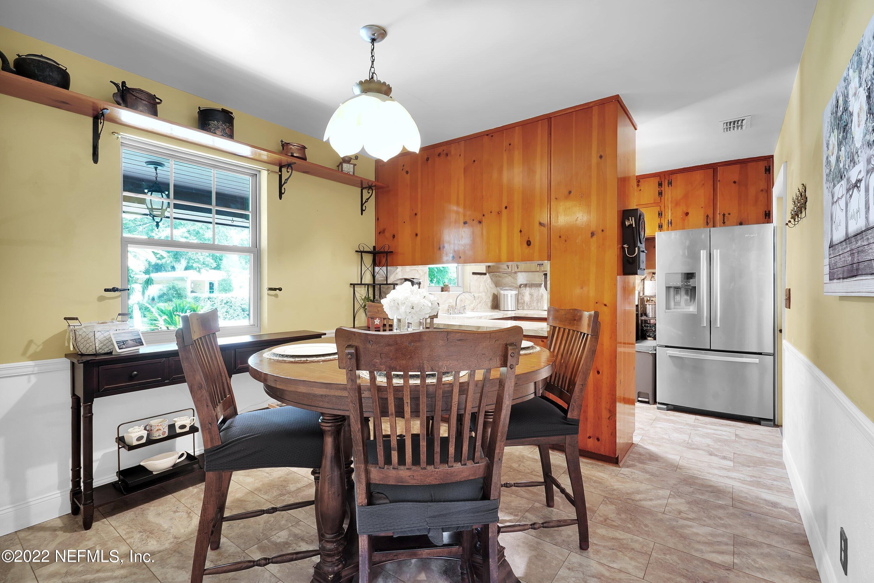 5329 Stanford Road Jacksonville, FL 32207 - Photo 17 of 28 a view of a dining room with furniture window and wooden floor