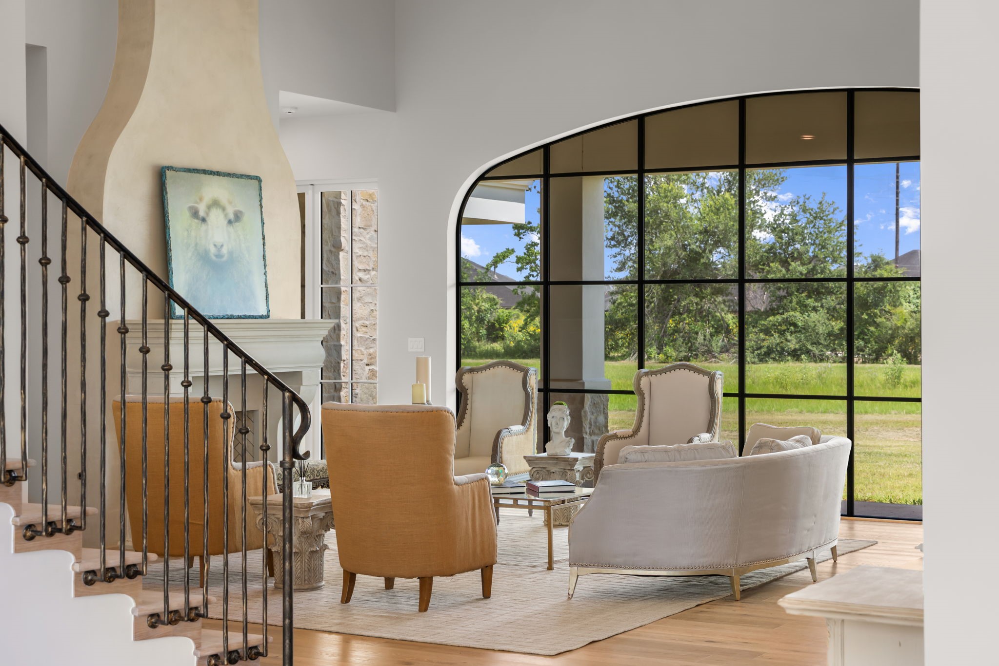 4233 Two Gun Way Katy, TX 77494 - Photo 4 of 47 Stepping from your entry foyer into the living room wall stunning window to back yard.