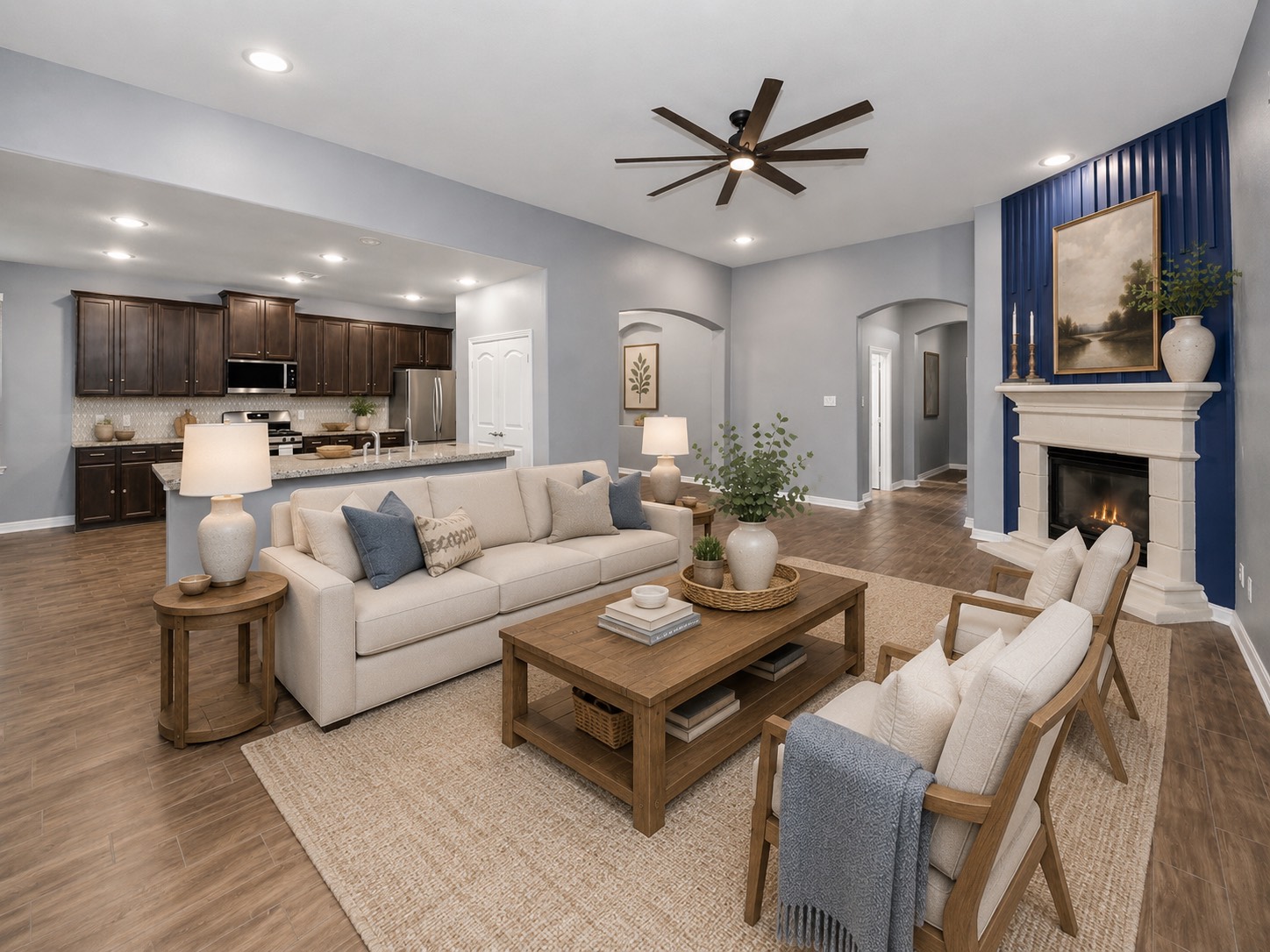 24523 Eucalyptus Way Spring, TX 77373 - Photo 6 of 32 Virtually Staged Living Room