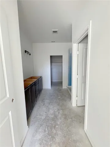 a bathroom with a tub