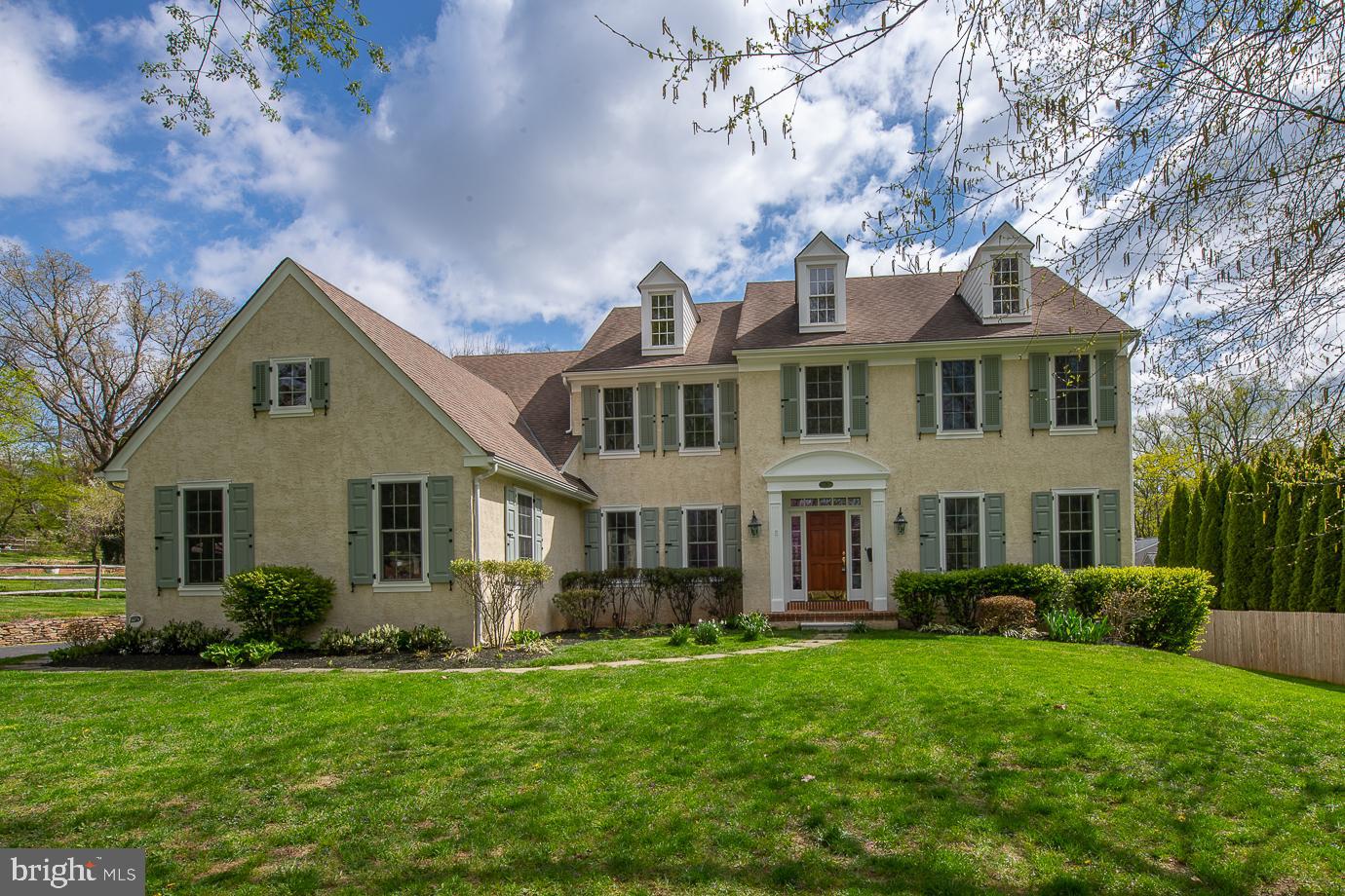 A Stately Colonial Home.