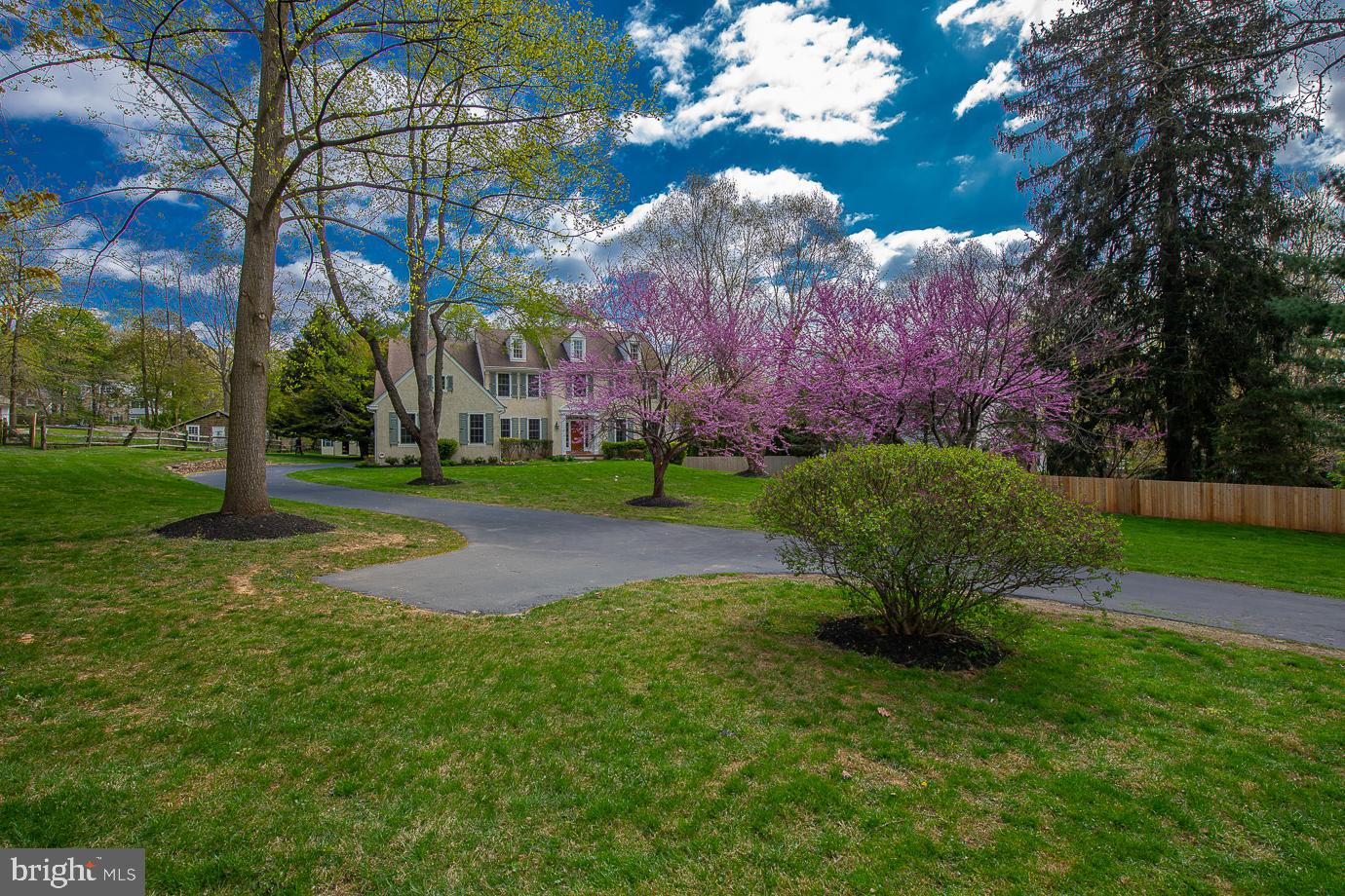 125 South Valley Road Paoli, PA 19301 - Photo 2 of 78 Set back from the street with a long driveway.