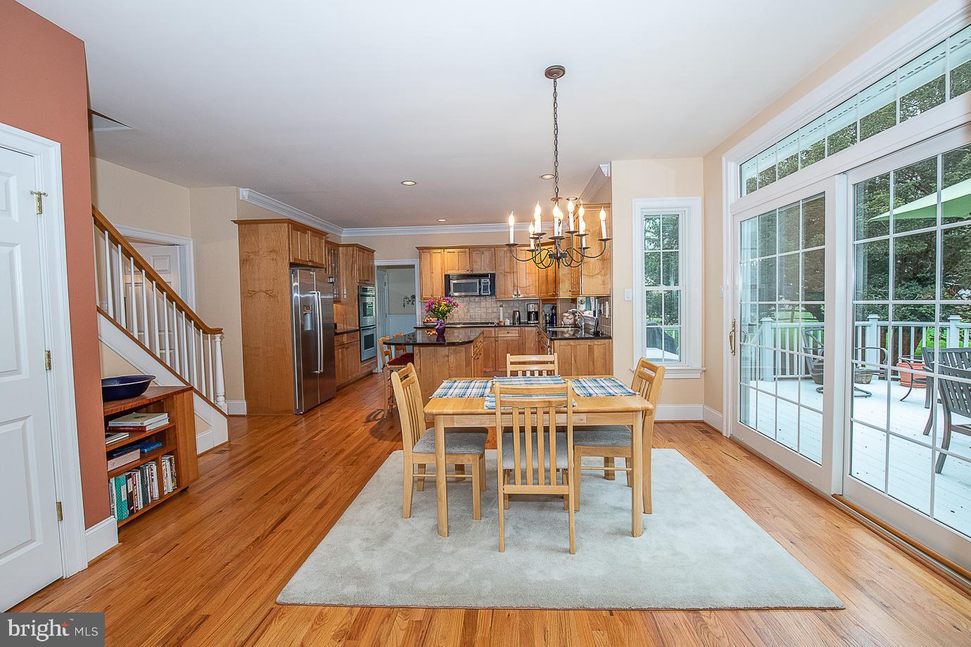 125 South Valley Road Paoli, PA 19301 - Photo 17 of 78 Back stairs from the kitchen to the 2nd floor.