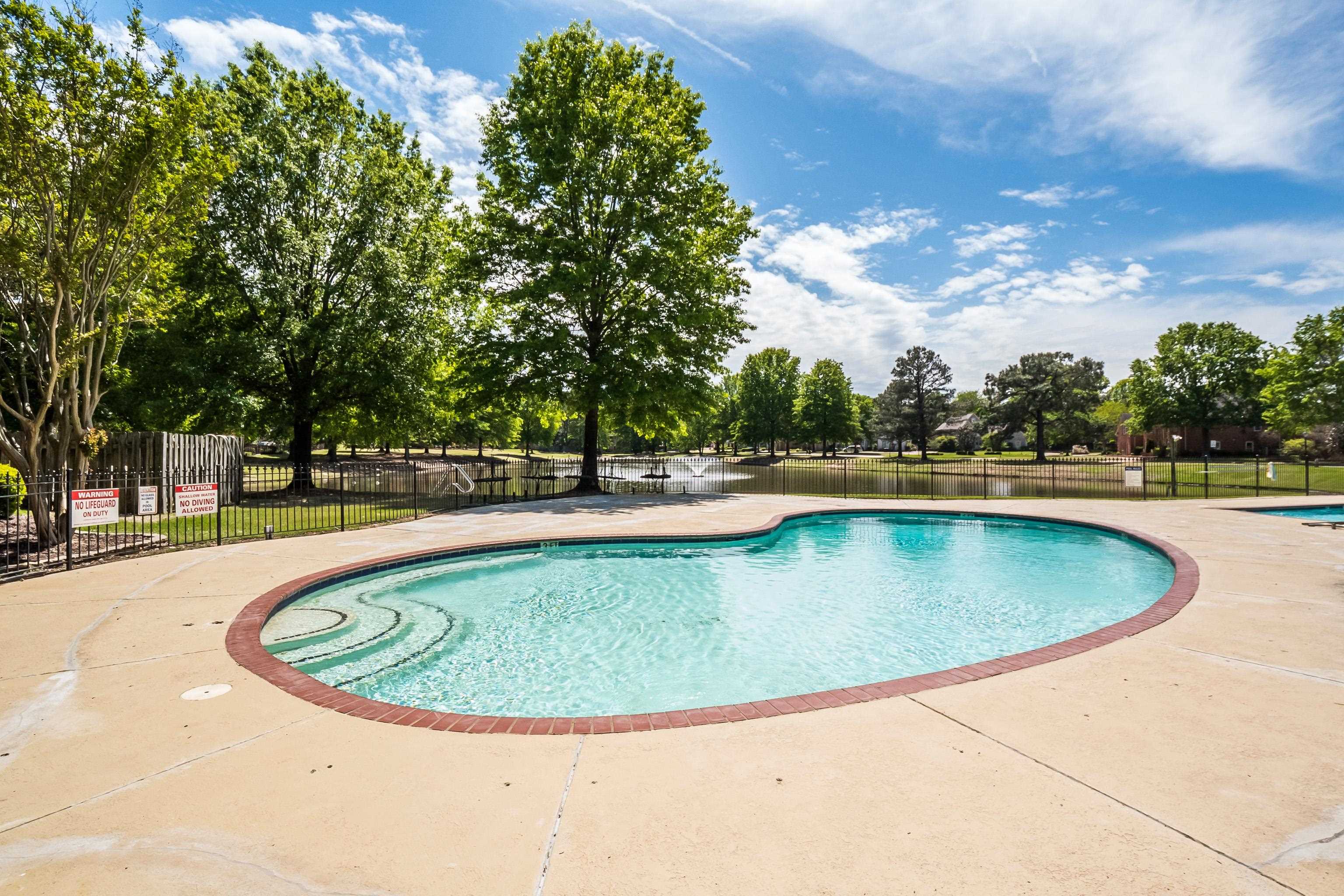 1870 Lonhill Drive Collierville, TN 38017 - Photo 33 of 34 a view of a swimming pool with a yard