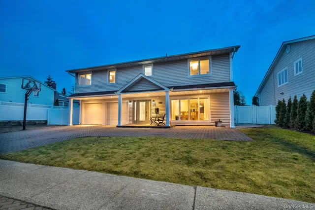 a front view of house with yard