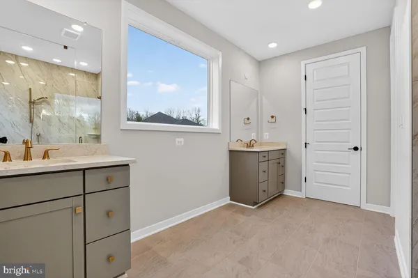 a room with a washer and dryer