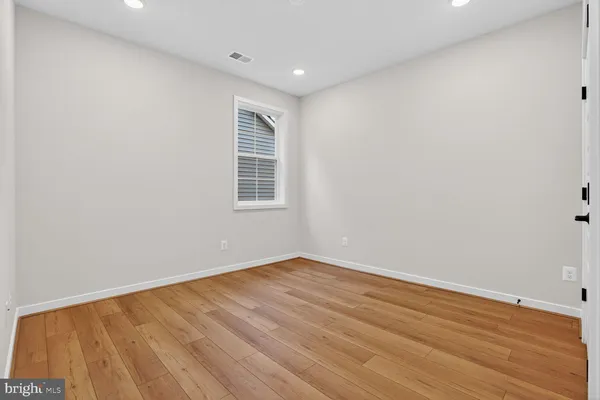 wooden floor in a room