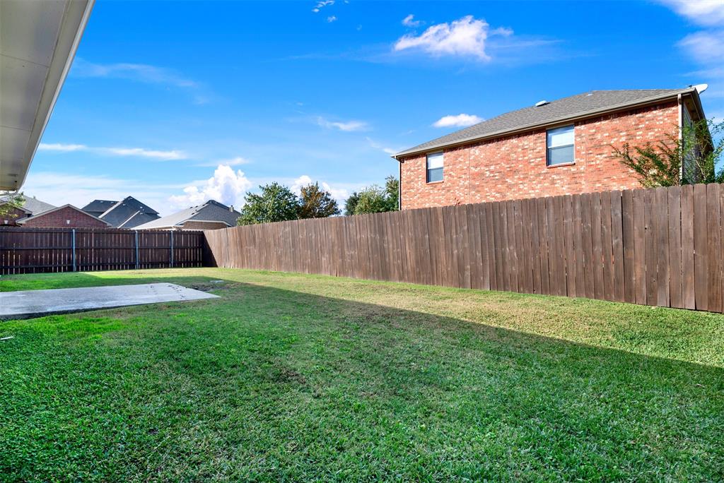 3601 Cottonwood Road Melissa, TX 75454 - Photo 27 of 36 a view of yard with swimming pool and wooden fence
