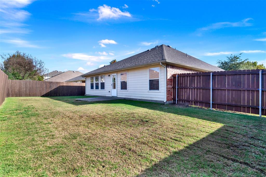 3601 Cottonwood Road Melissa, TX 75454 - Photo 30 of 36 a view of a house with a backyard