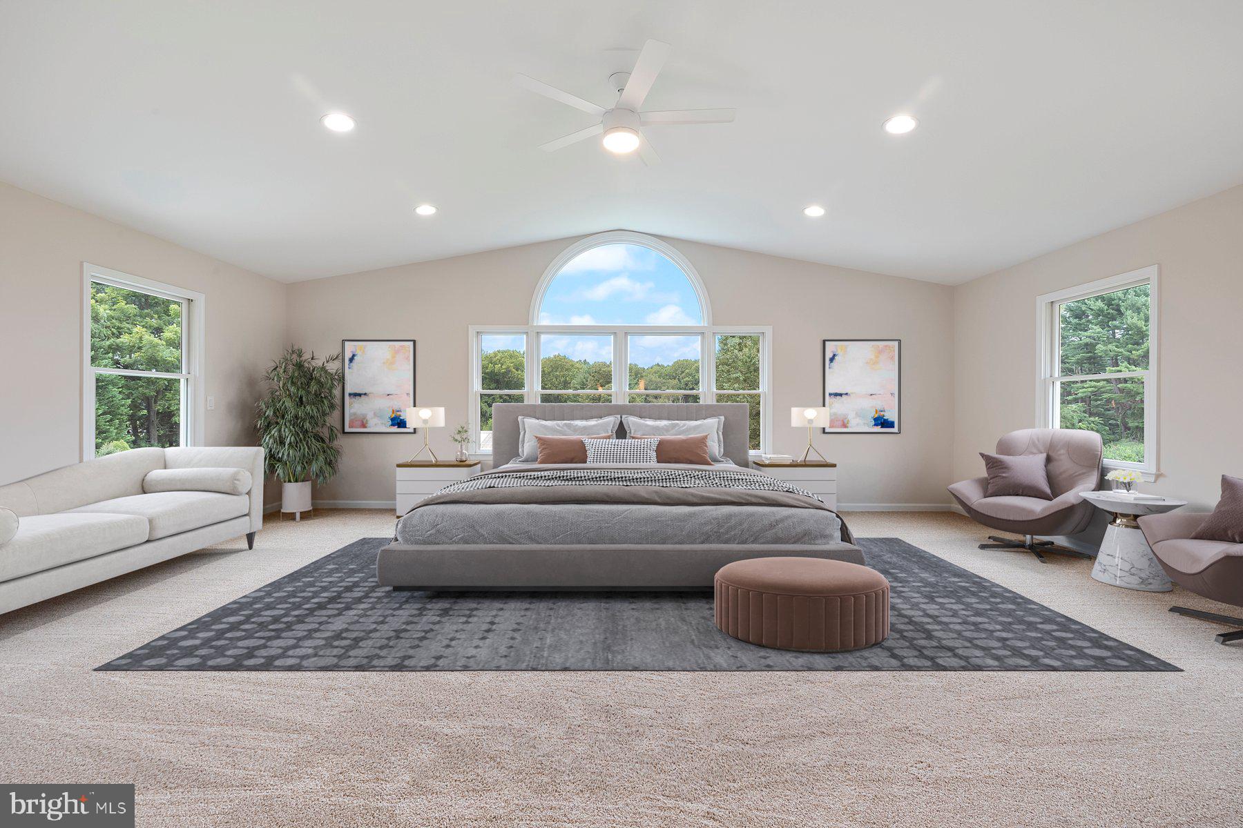18604 Muncaster Road Rockville, MD 20855 - Photo 39 of 90 a living room with furniture and a large window
