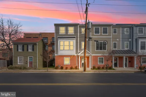 a front view of a building