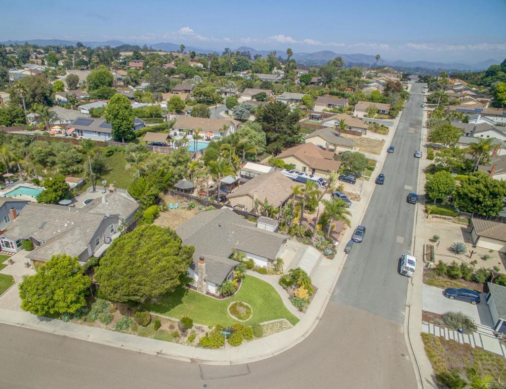 1528 Juniperhill Drive Encinitas, CA 92024 - Photo 39 of 40 an aerial view of residential house with outdoor space