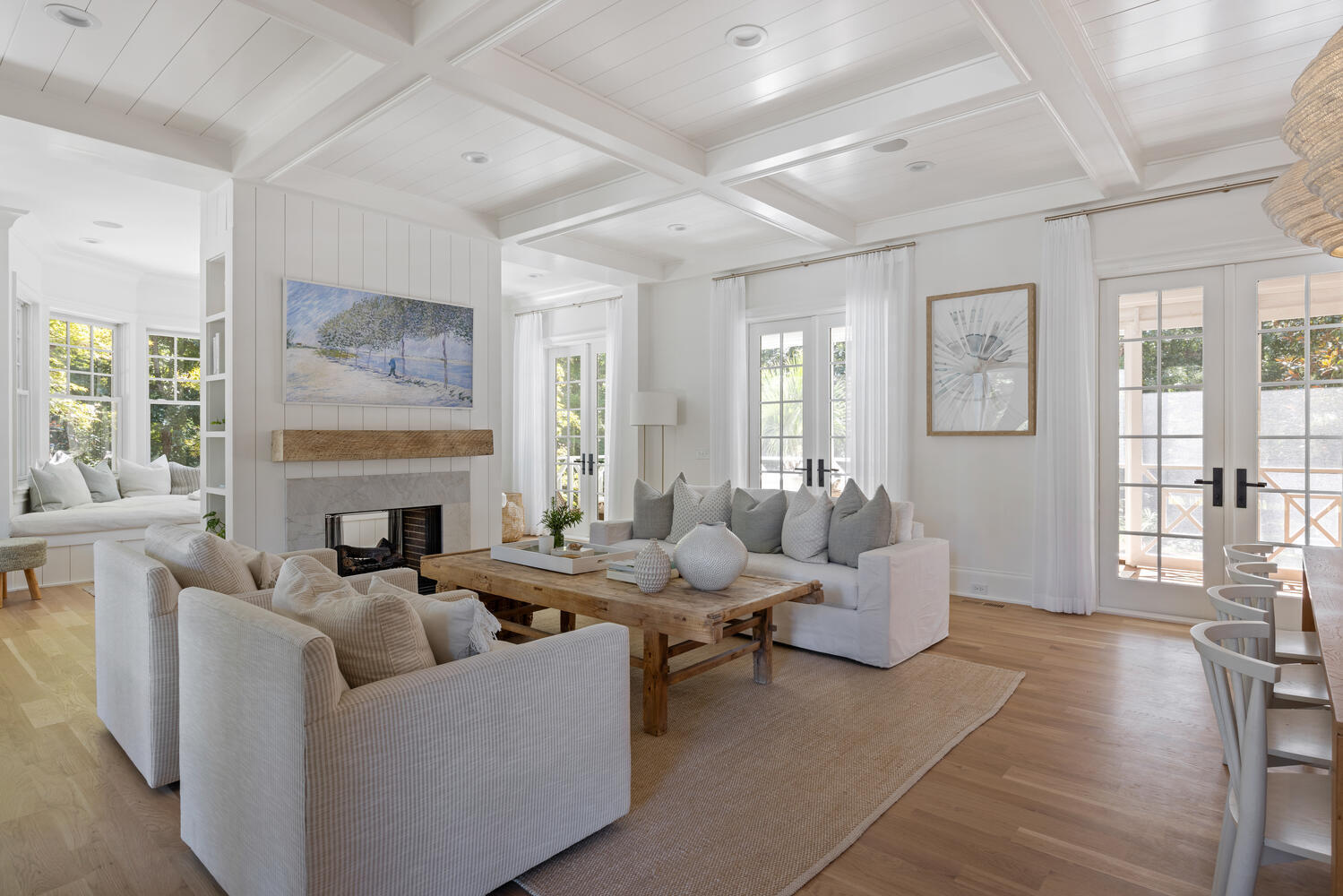 232 Delahow Street Daniel Island, SC 29492 - Photo 8 of 105 Living Room with 6 Sets of French Doors