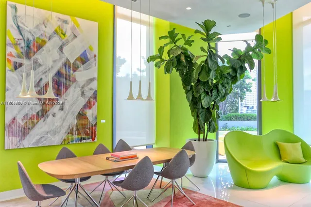 a view of wooden door