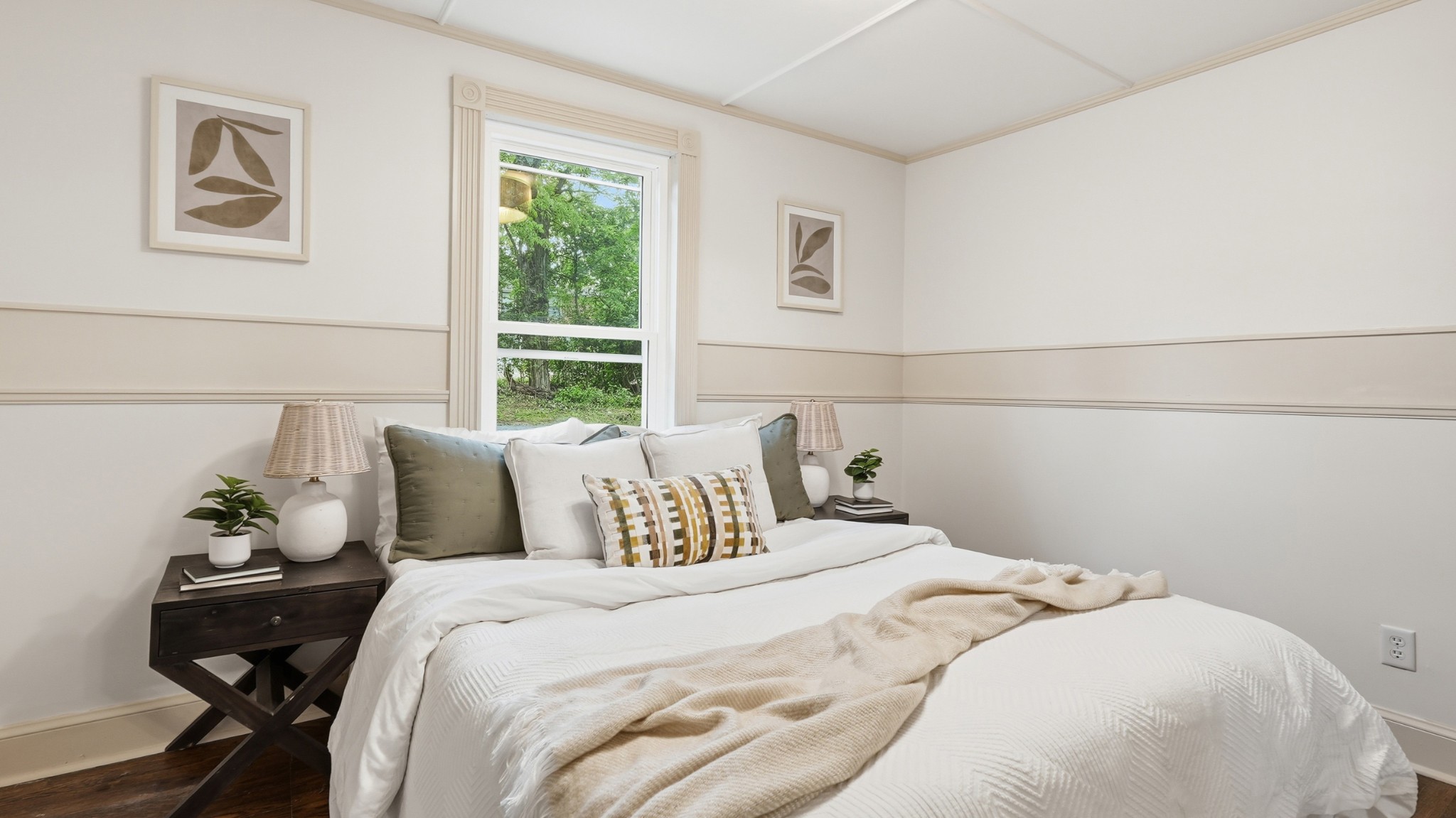 229 Franklin Limestone Road Nashville, TN 37217 - Photo 23 of 41 a bedroom with a bed and wooden floor